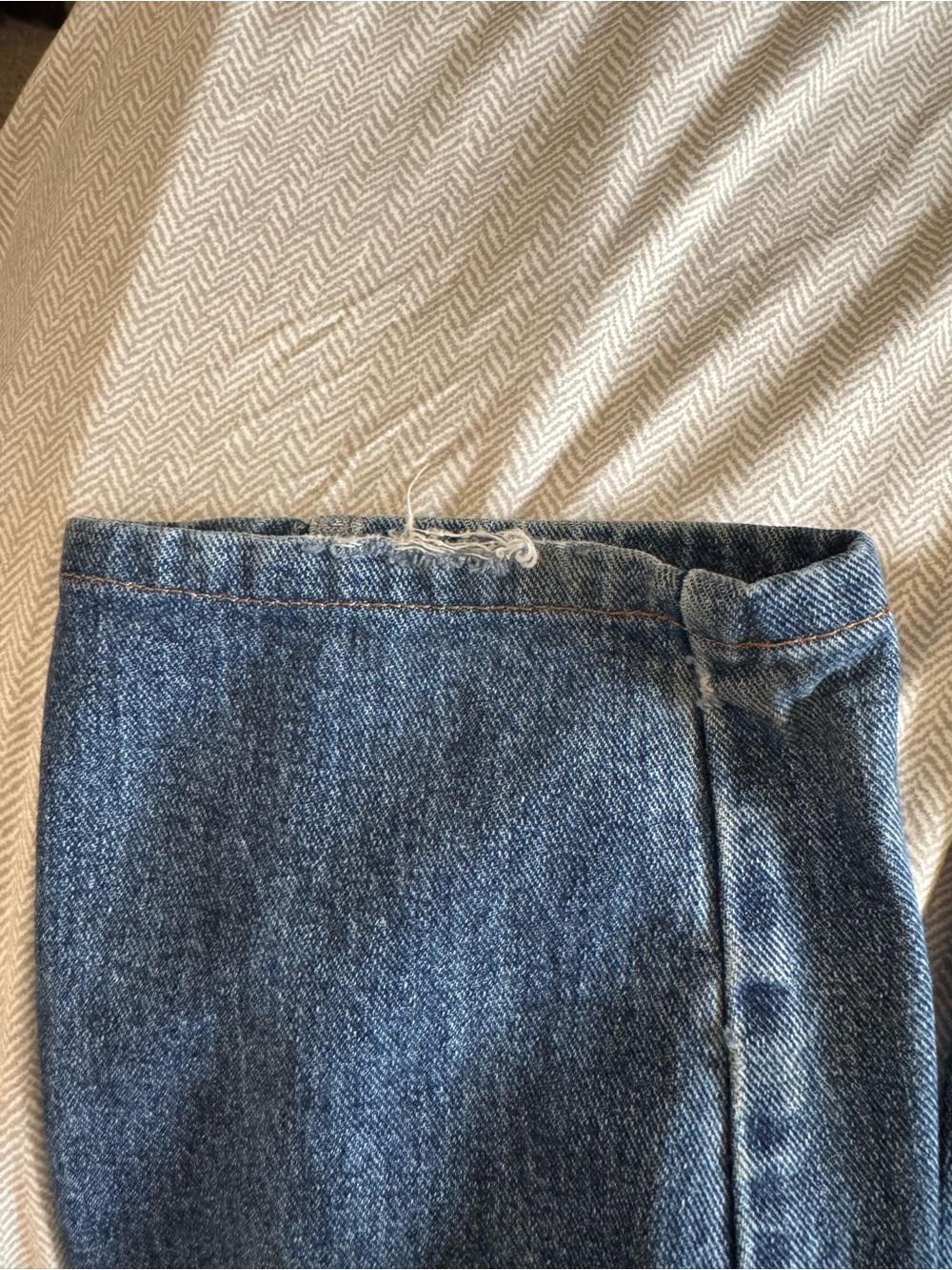 Vintage Men's Wrangler Five Star Premium Jeans Straight Medium Wash Size 28X29 - Picture 10 of 13